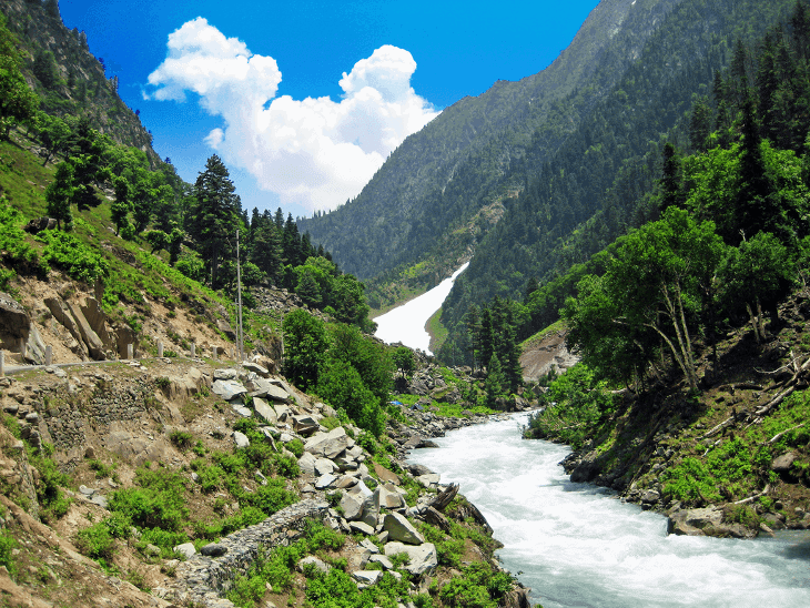 flowing river