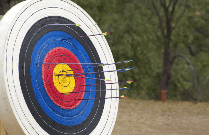 KOWinner Bullet Field Points 5/16 Replacement Target Practice Screw-in Arrow Tips for DIY Flying Arrow Archery Arrowhead 12 Pack 