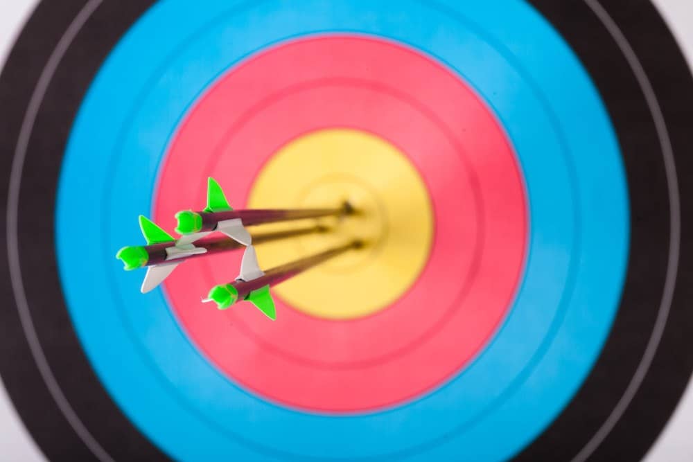 Archery Target and arrows
